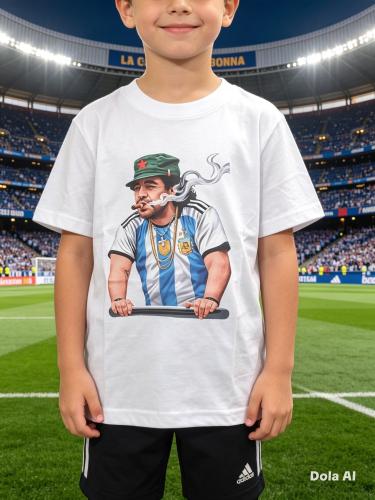 Remera Maradona  Algodón Peinado - Miniatura 2