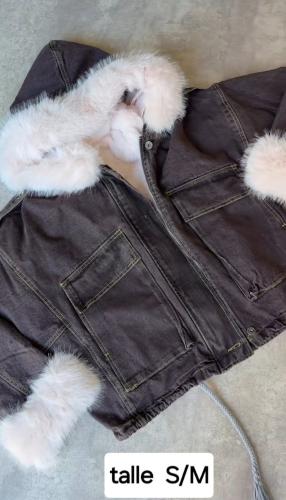 Campera de Jeans Elastisado