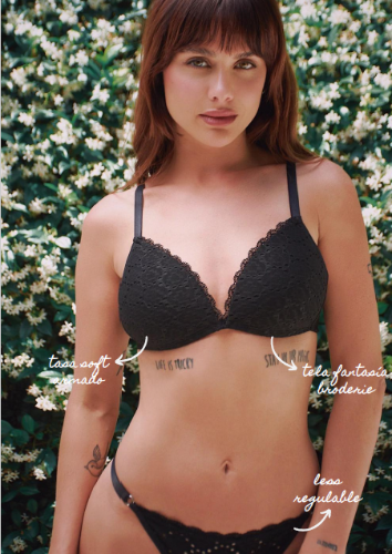 Conjunto Triángulo Soft Broderie  - Andressa!  Art.1242 - Miniatura 4