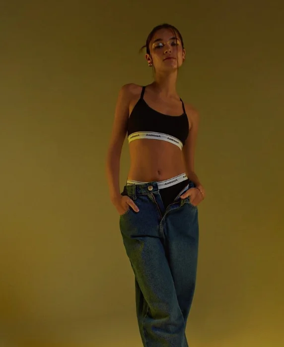 Conjunto Top Deportivo y Colaless Algodón - Andressa Art. A1253