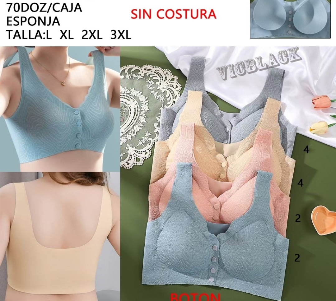 Deportivo sin Costura Delirio con Botones Adelante - Imagen 2