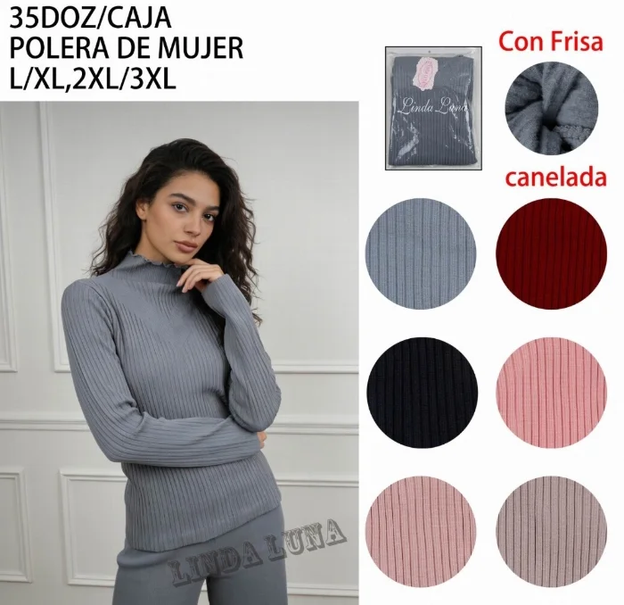 Camiseta Morley Dama Colores Polera