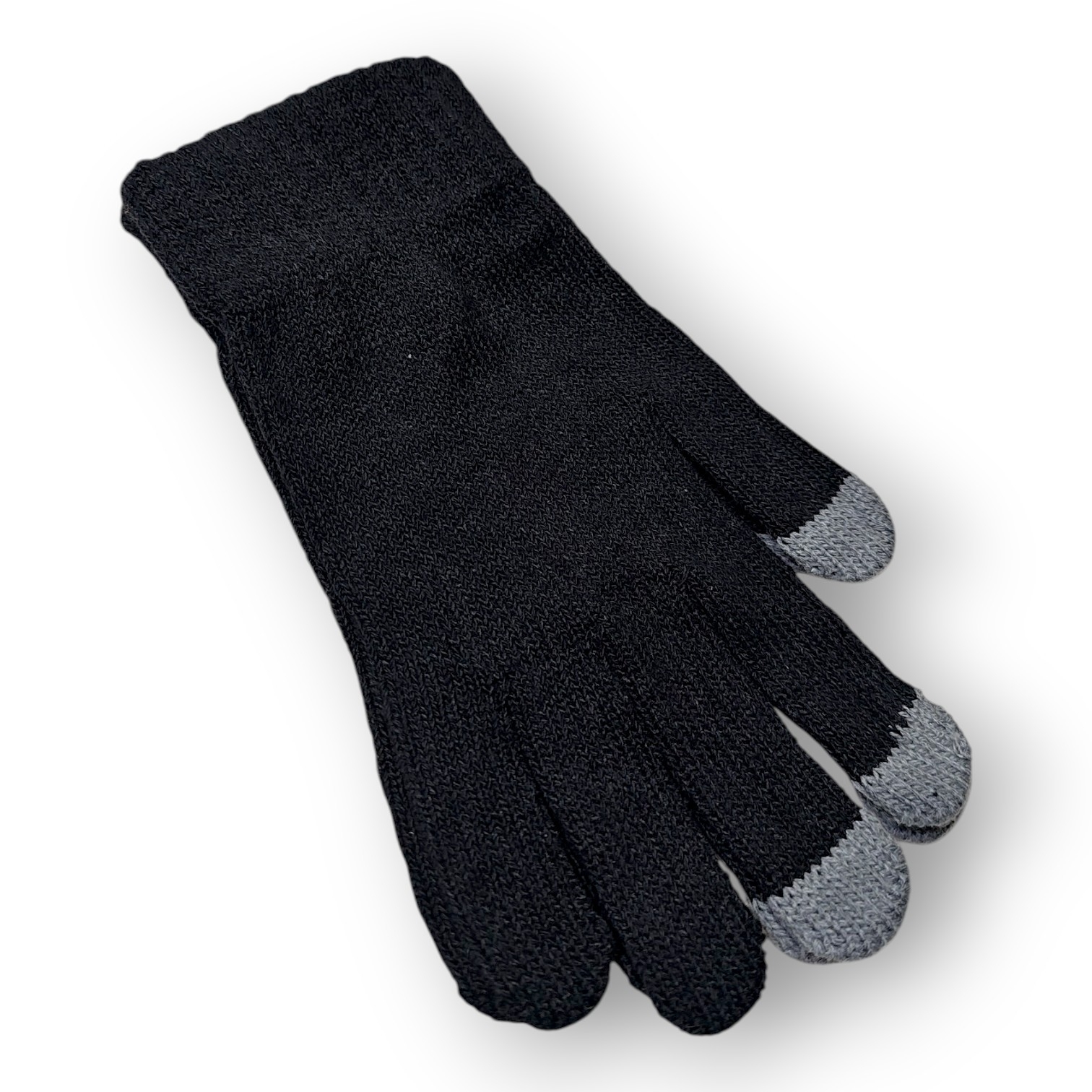 Pack 12 Guantes Negros Grandes de Hombre Tactil, Día del Padre , Invierno - Imagen 2