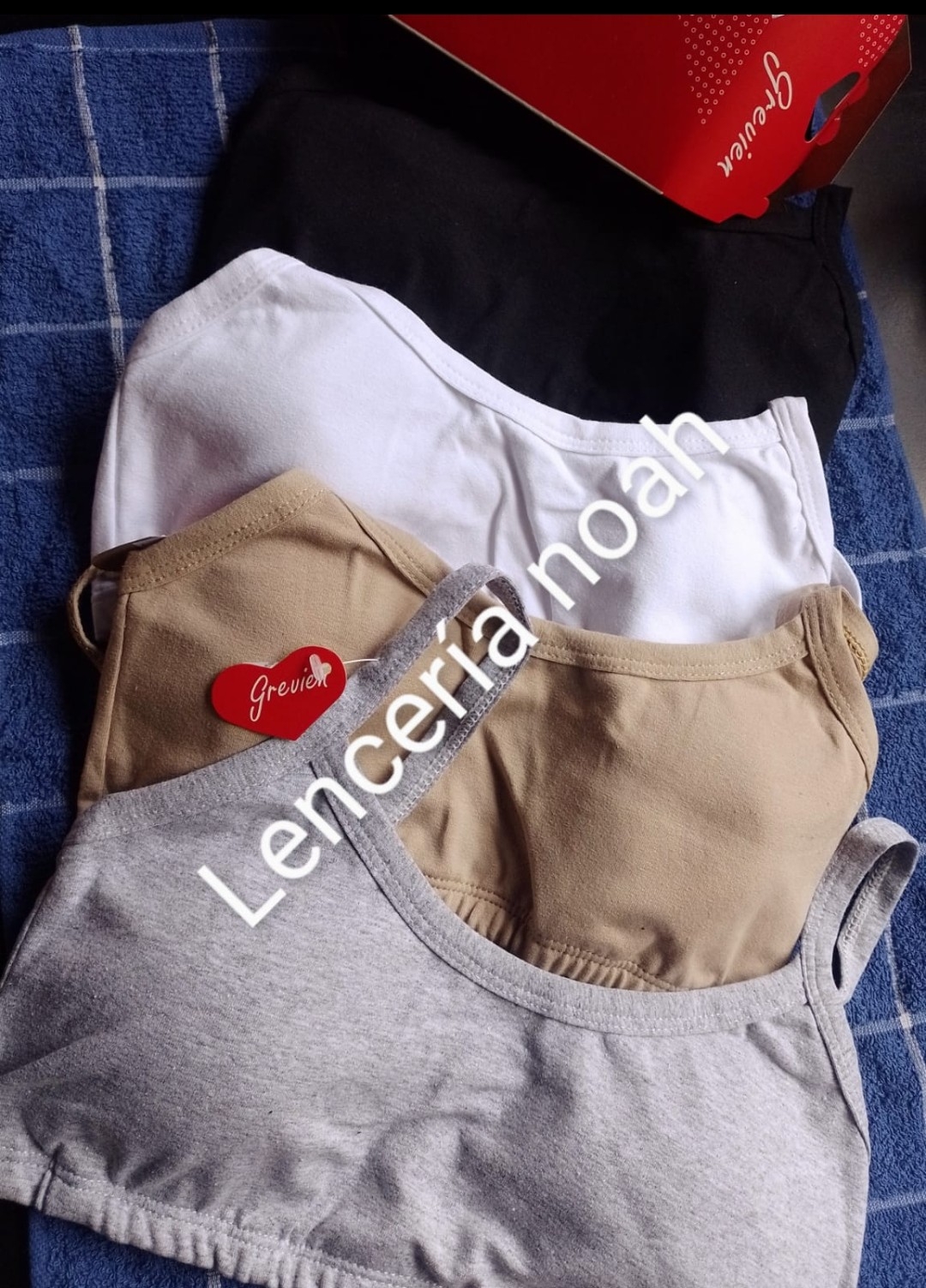 Deportivo Algodon Grenine con Cajita Bretel Entero - Imagen 3