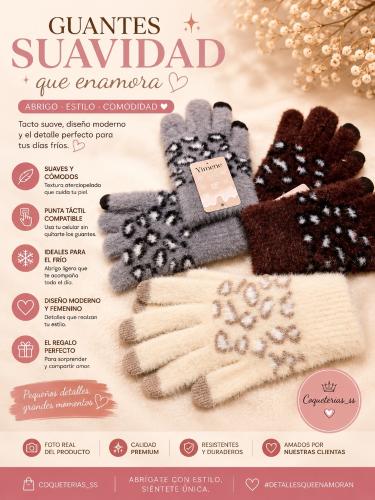 Guantes Punta Táctil Invierno