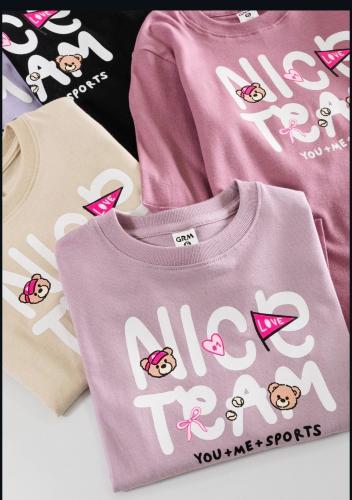 Camiseta Oso Algodón Peinado Nena - Miniatura 2