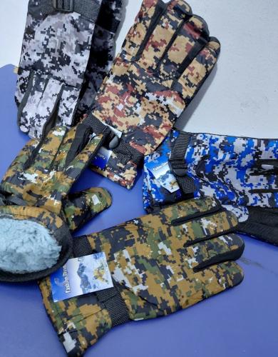 Guantes de Moto con Piel Camuflados