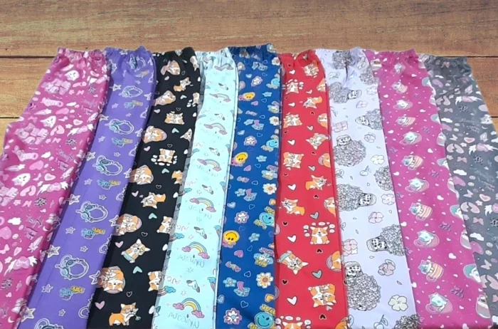 Calza Retro Estampado Nena