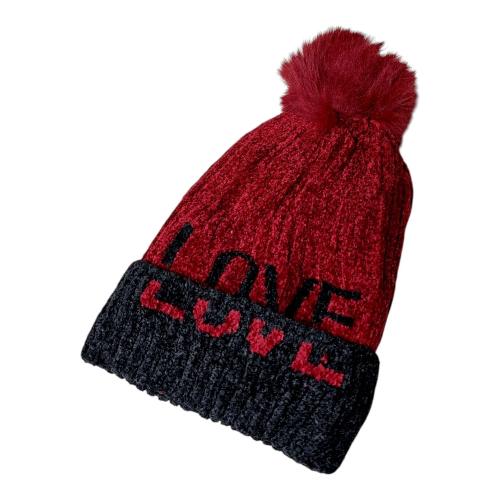 Pack de Gorro Juvenil Dama con Piel de Chenille, Invierno - Miniatura 2