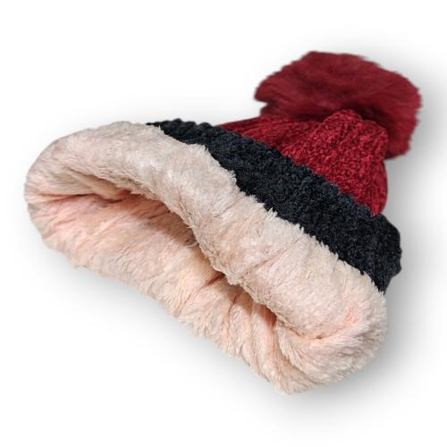 Pack de Gorro Juvenil Dama con Piel de Chenille, Invierno - Miniatura 3