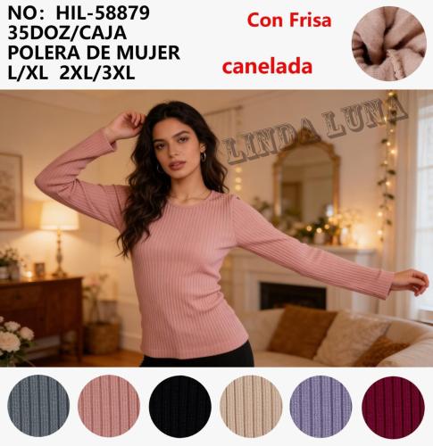 Camiseta Térmica de Morley Cuello Redondo Linda Luna Colores