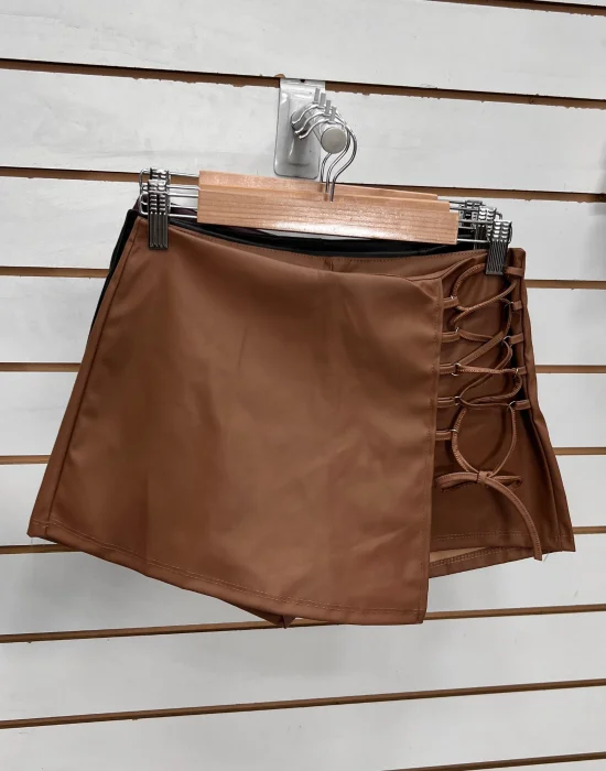 Short Pollera con Cordones