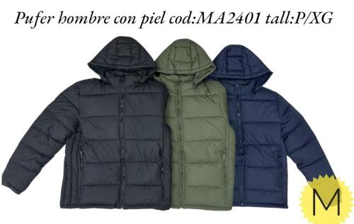 Campera con Piel Caballero