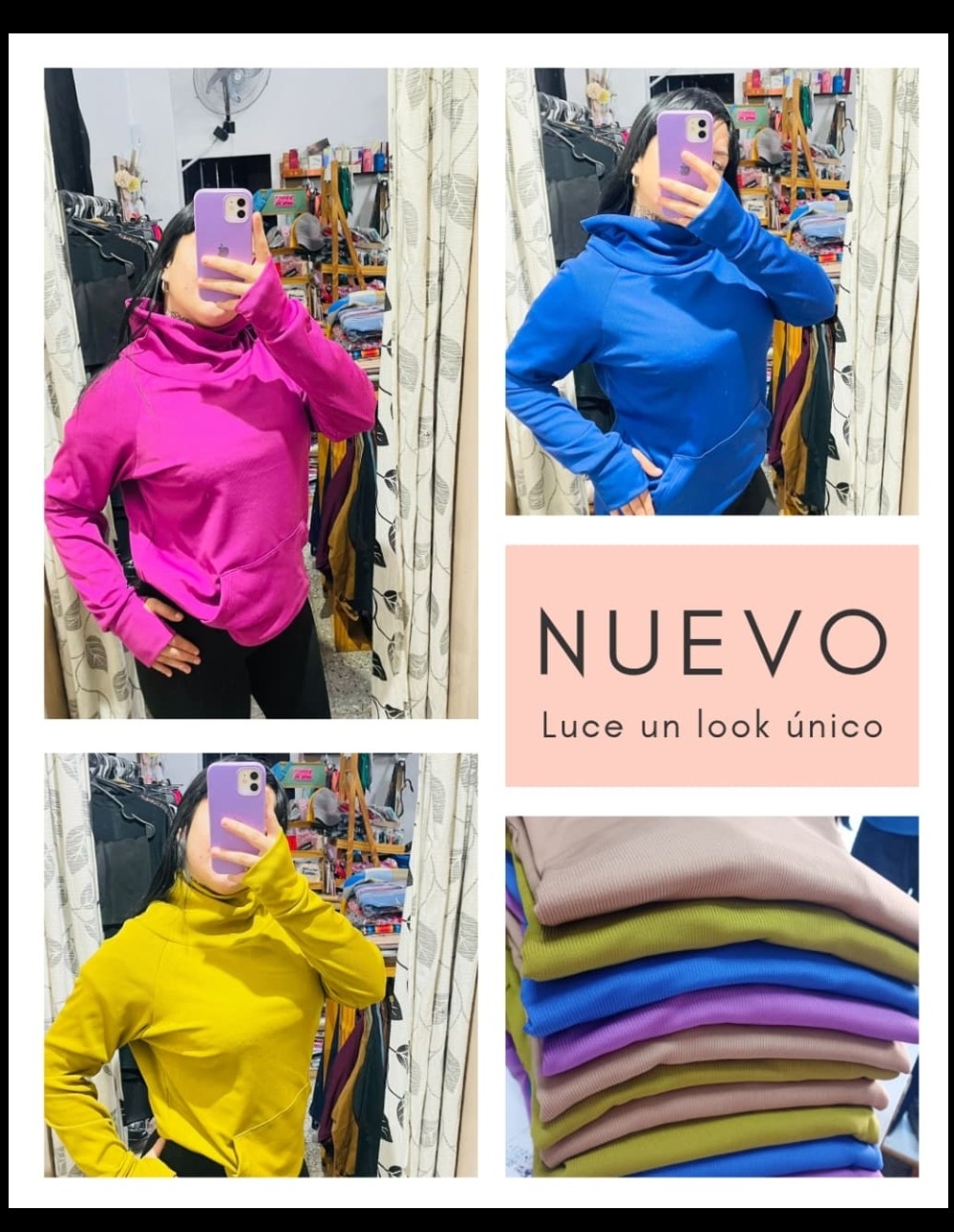 Buzo Cuello Cruzado - Imagen 3