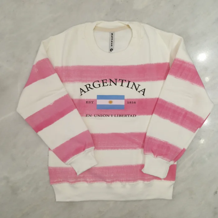 Buzo Arg. Bandera- Frizado Premium