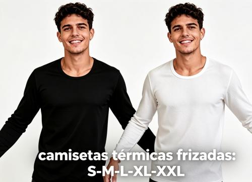 Camisetas Térmicas Frizadas Adulto