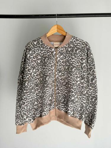 Campera Print Frisa