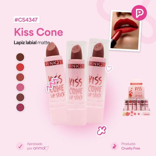 Labial Lapiz Mate Kiss Cone