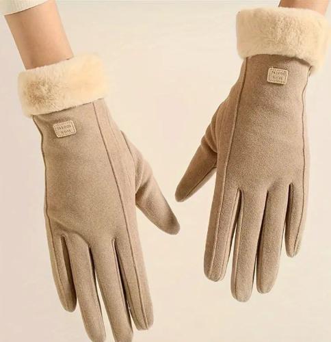 Guantes Gamuza Foiel Forro Dama Importadas