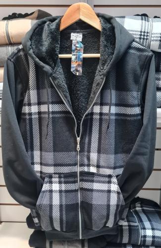 Campera Polar con Piel - Miniatura 2