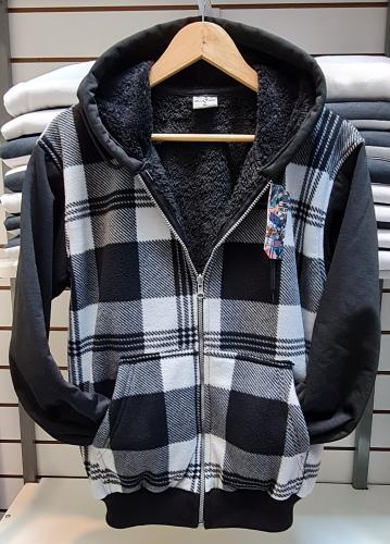 Campera Polar con Piel - Miniatura 3