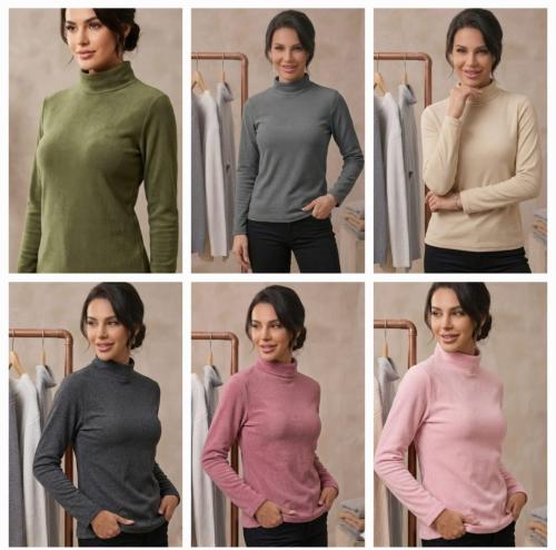 Media Polera de Darlon Son Muy Abrigadas Suavesitas