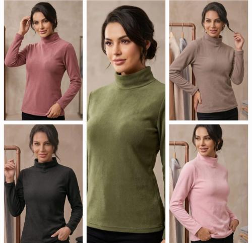 Media Polera de Darlon Son Muy Abrigadas Suavesitas - Miniatura 3