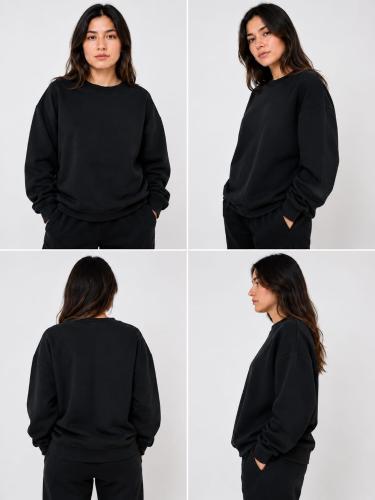 Buzos Oversize Cuello Redondo