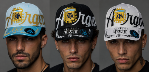  Gorras Afa Modelo Campeón 3   Diseño Premium  Logos Bordados