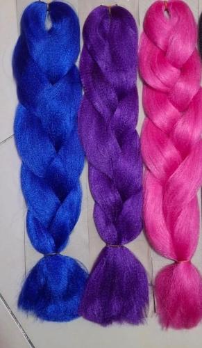 Huntrix Trenza Violeta- Fucsia-azul - Miniatura 3