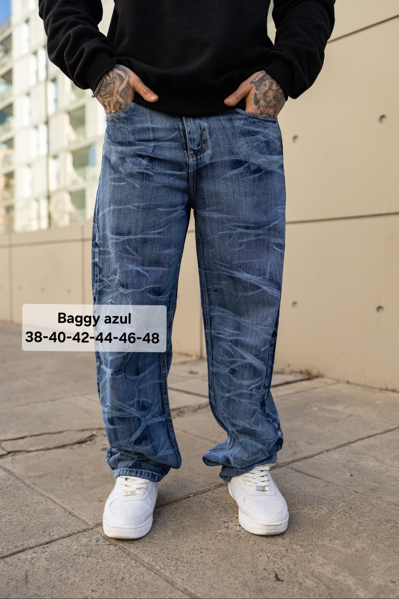 Baggy Azul Quebrado - Imagen 1