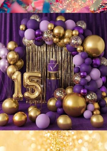 Arco de Globos para 15 Años - Miniatura 2
