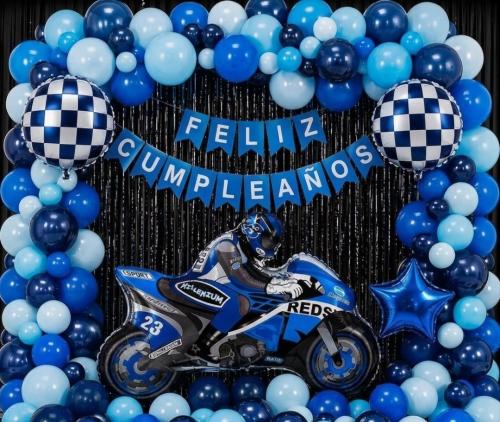 Arco de Globos de Moto  Cotillon Adamer2a