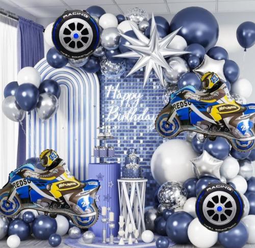 Arco de Globos de Moto  Cotillon Adamer2a - Miniatura 3