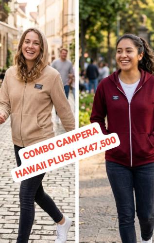 Camperas Dama Hawaii Plush 5x47500