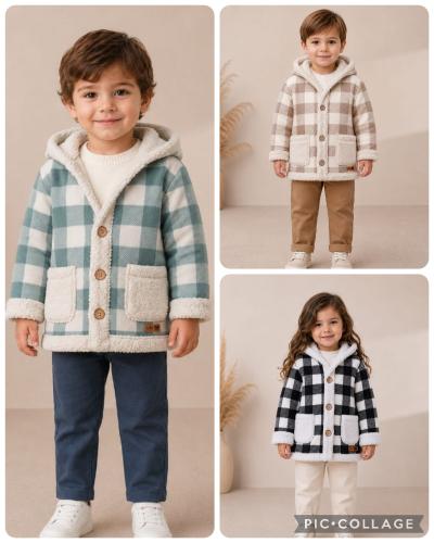 Camperones de Polar con Corderito de Bebés Unisex