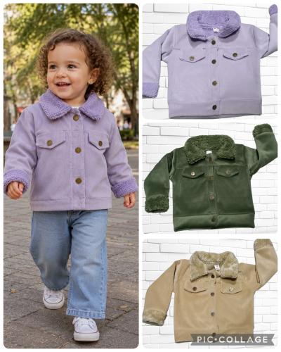 Campera de Corderoy con Corderito de Bebés Unisex