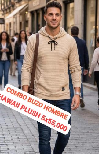 Buzo Hombre Waffle