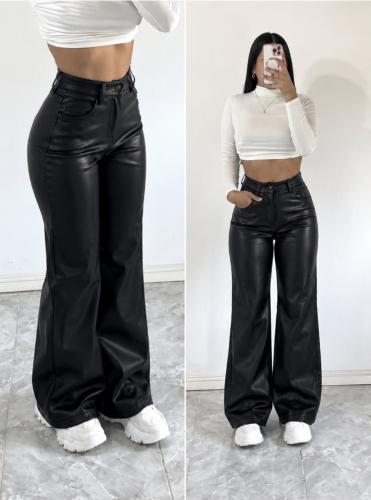 Wide Leg Eco Cuero