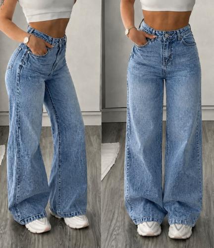 Jeans Wide Leg Celeste