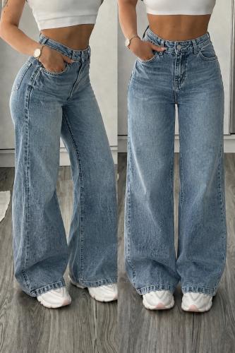 Jeans Wide Leg Celeste