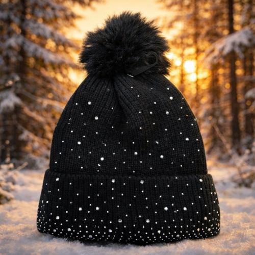 Gorro de Dama Pompom Brillo
