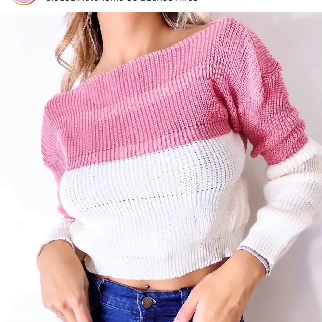 Sweater Lana Bicolor - Imagen 4