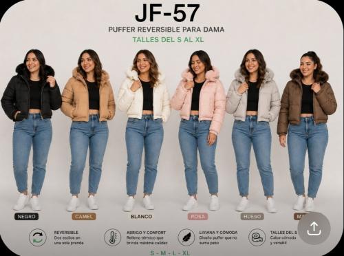 Campera Puffer Reversible