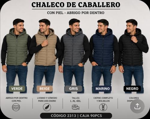 Chaleco con Piel por Dentro