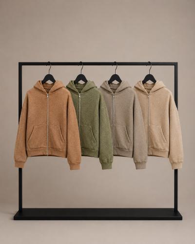 Campera  Corta Capucha Darlon Piel - Miniatura 2