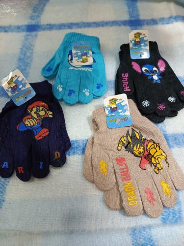 Guantes con Diseños Niños X Docena