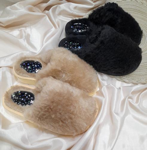 Pantufla Dama Mtk 35a40 Nacional  Peluche
