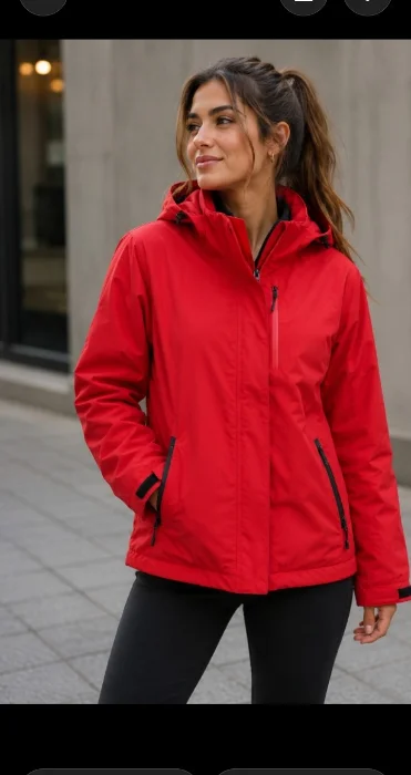 Campera 2 En. 1  Rojo