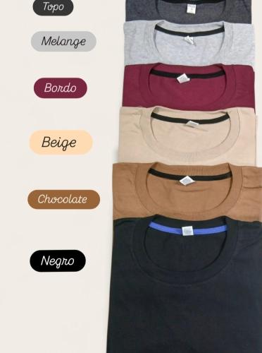 Camisetas Manga Larga Algodon Peinado Hermoso Calidad